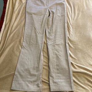 Calvin Klein dress pants, brown/white